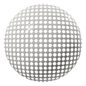 Metal Perforated Texture, Round Large Narrow Spacing