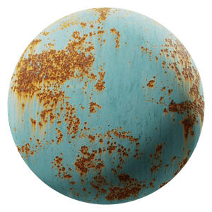 Rust Mixed On Paint 003