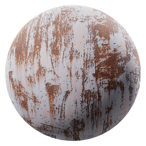 Rust Mixed On Paint 009