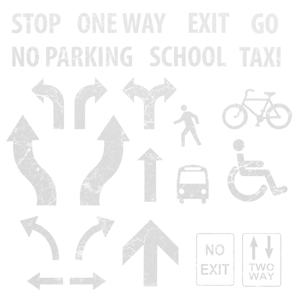 City Street Road Markings Various 001