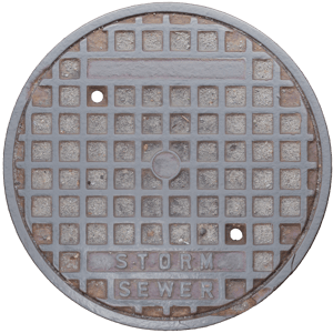 City Street Manhole Cover 001