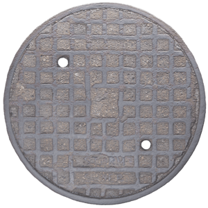 City Street Manhole Cover 002