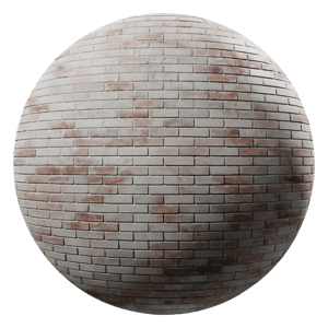 Bricks White Washed Choppy 001