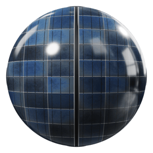Clean Framed Type B Polycrystalline Solar Panels Texture