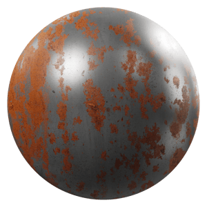 Heavily Rusted Aluminum Metal Texture