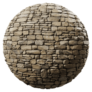 Free Old Stone Brick Wall Texture, Beige