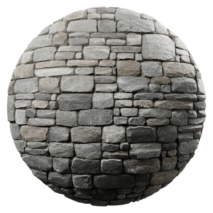 Small Square Mosaic Old Stone Brick Wall Texture