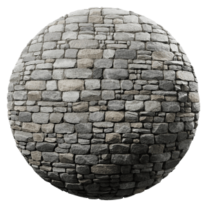 Small Mosaic Old Stone Brick Wall Texture