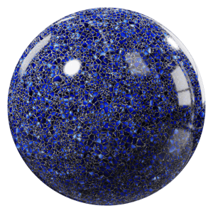 Glossy Cobalt Quartz Marble Slab Texture, Blue