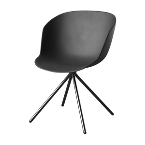 Replica Wendelbo Plastic V1 Chair Model, Black
