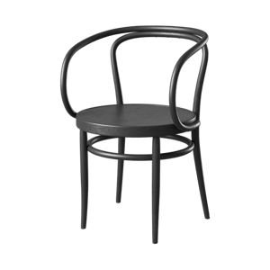 Replica Thonet 209 Chair Model, Black