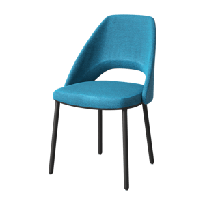 Replica Pedrali Caress Chair Model, Blue