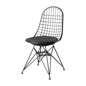 Replica Eames Scaffold Chair Model, Black
