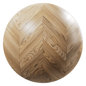 Chevron Pattern Oak Wood Flooring Texture, Light Brown