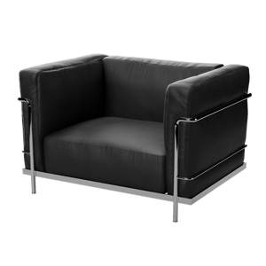 Replica Le Corbusier Grand Confort Armchair Model, Black