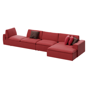 Replica Eldi Sofa Model, Red