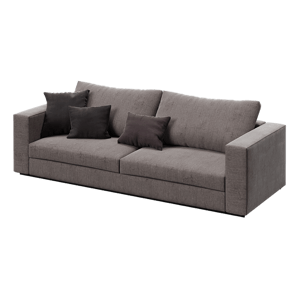 Replica Contemporary Sofa Model, Dark Grey