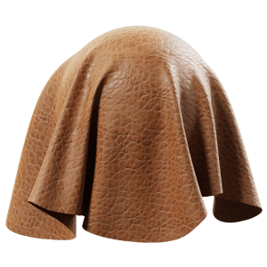 Semi-Aniline Wild Buffalo Leather Texture, Tan