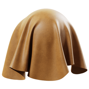 Full Grain Pigskin Leather Texture, Caramel Brown