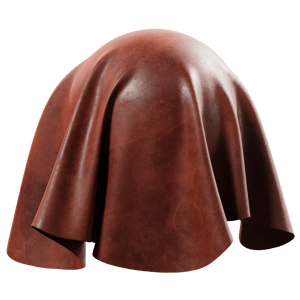 Patina Vintage Leather Texture, Red Brown