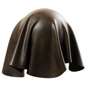 Patina Vintage Leather Texture, Dark Brown