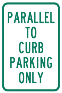 Graphic Design Signs Parking American 002