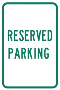 Graphic Design Signs Parking American 003