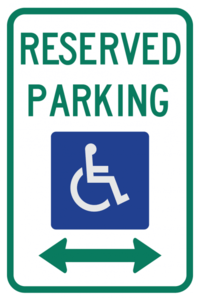 Graphic Design Signs Parking American 004