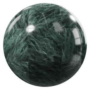 Honed Empress Marble Tile Stacked Texture, Green