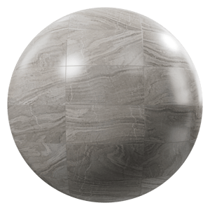 Honed Galena Stone Tile Stacked Texture, Grey