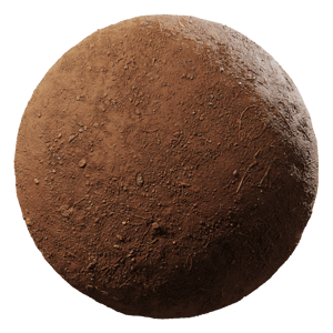 Rocky Dirt Ground Texture, Red