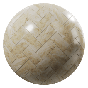 Honed Herringbone Tiles Cappuccino Marble Texture