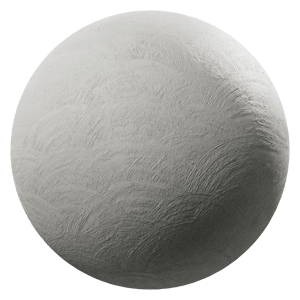 Trowelled Swirl Stucco Plaster Texture, Pale Grey