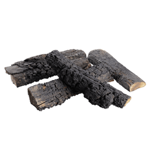 Firewood Split Burnt Collection 003