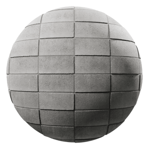 Concrete Blocks Checkerboard 001