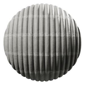 Concrete Blocks Fluted 001