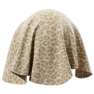Animal Jacquard Drapery Upholstery Fabric, Natural