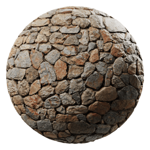 Cobblestone Wall 004