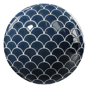 Tiles Ceramic Fishscale 002