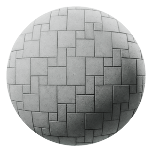 Modular Concrete Paving Texture, Grey
