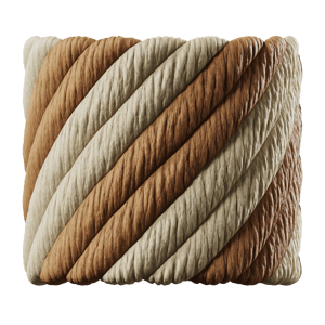 Wrapped Piping Cord Texture, Brown