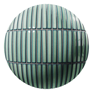 Yubi Mosaic Finger Tile Texture, Aqua Blend