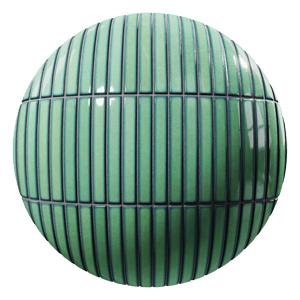 Yubi Mosaic Finger Tile Texture, Neon Green