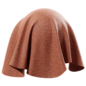 Plain Chenille Fabric, Orange