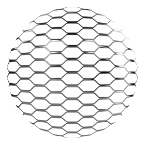 Metal Perforated Texture, Hexagon Wire