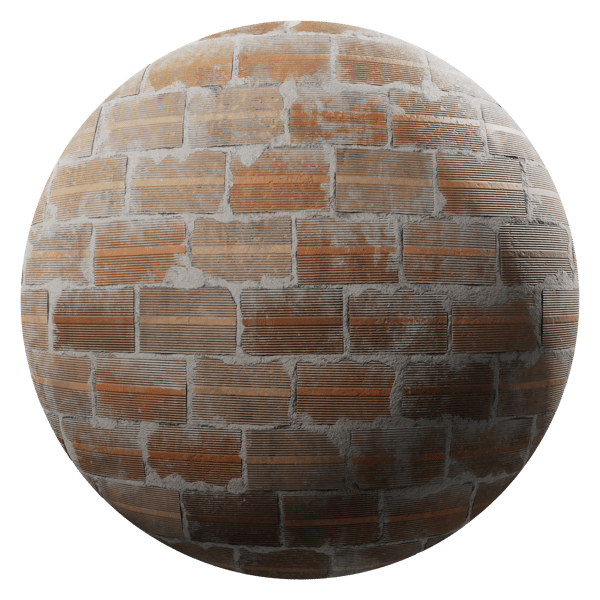 Hollow Clay Brick Texture Generator