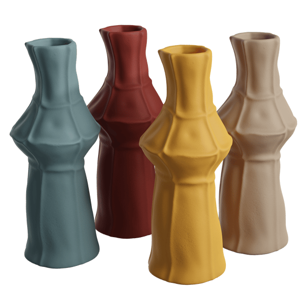 Vase Ceramic Origami Large 001