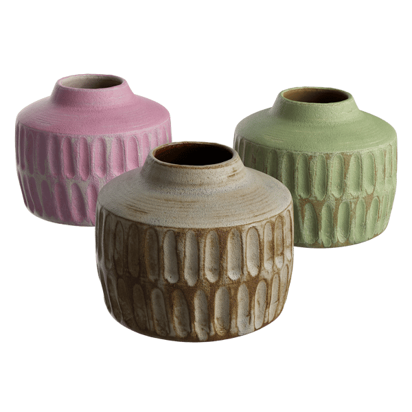 Vase Ceramic Rustic 001