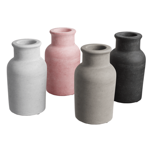 Concrete Vase Model, Bottle Shaped