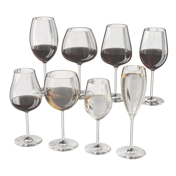 Wine Glass Models, Full
